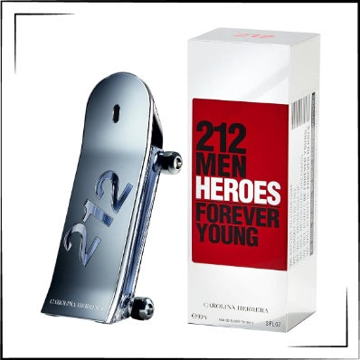 212 Men Heroes Forever Young By Carolina Herrera 3.4